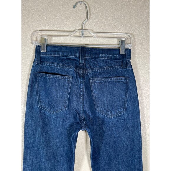 Current / Elliot Women's The Stove Pipe Straight Leg Jeans in Utility Rinse - Picture 10 of 11